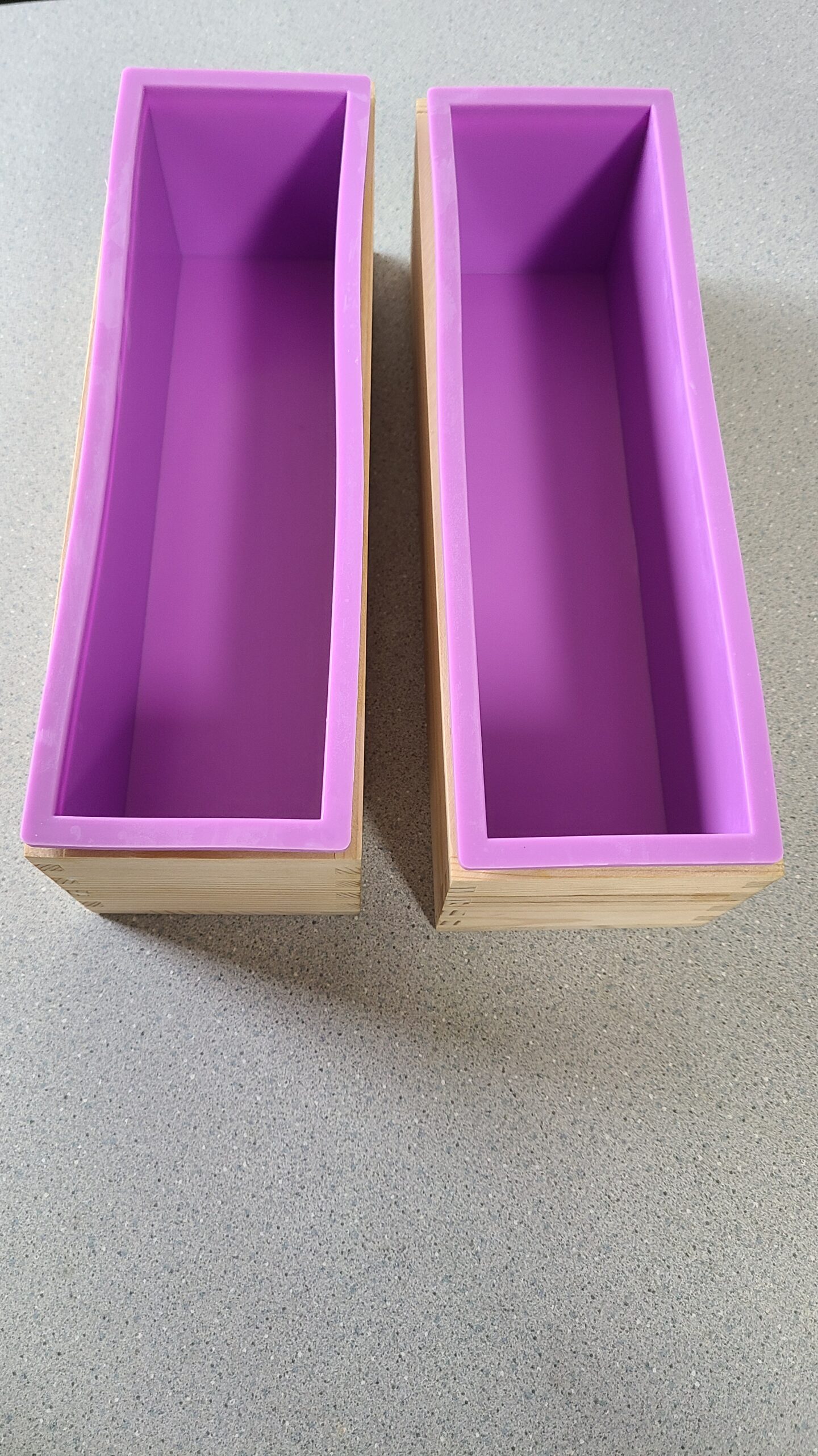 Silicone mold for soap making
