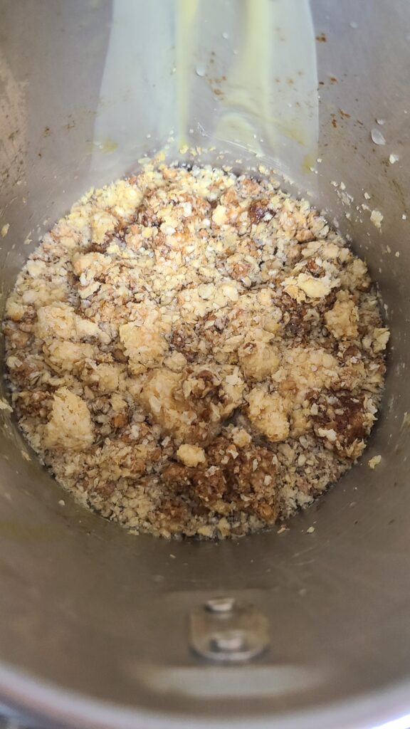 Wax cappings with water added
