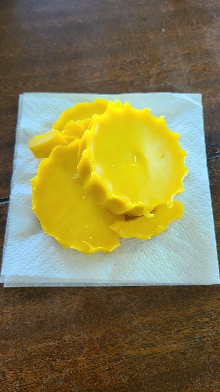 Rendered all-natural beeswax