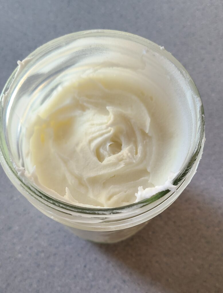 Whipped tallow balm