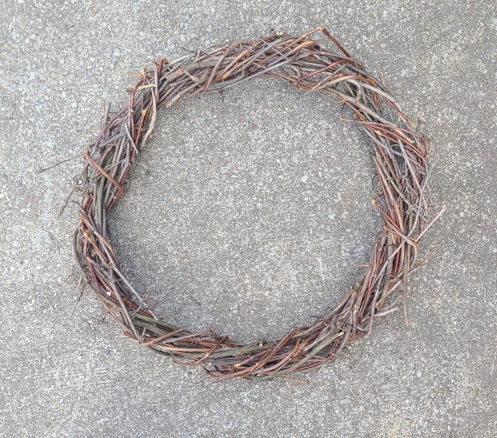 Make a wild grapevine wreath