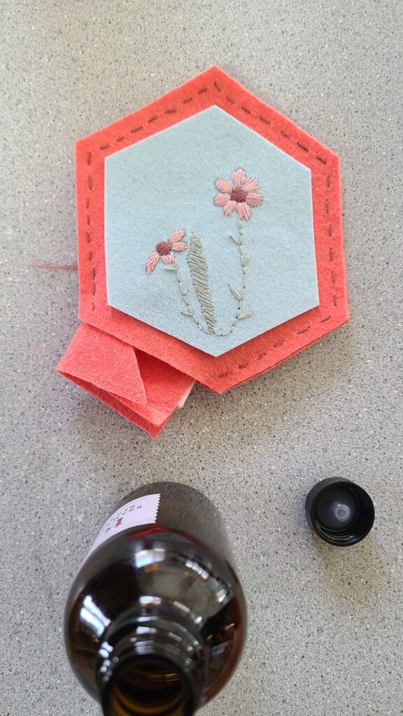 Inserting the pack into the air freshener