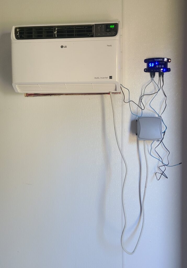CoolBot and air conditioner