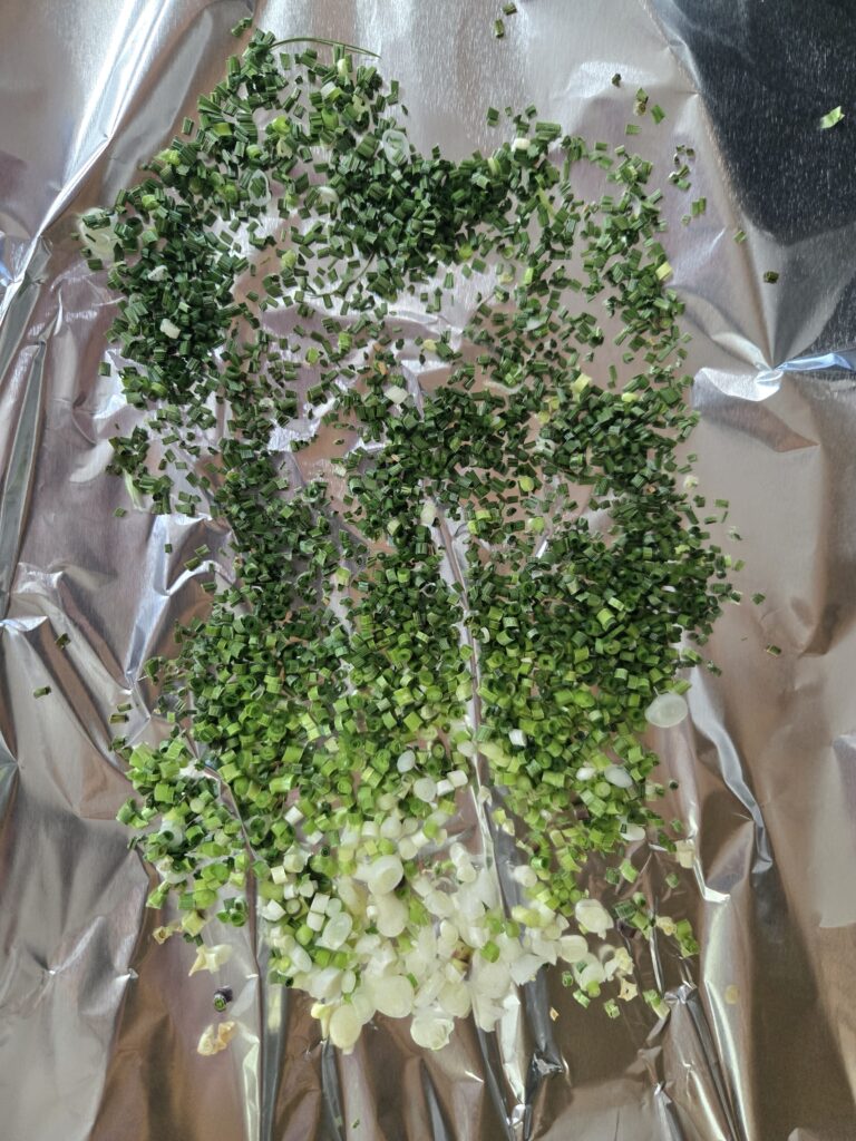 Chopped wild onion