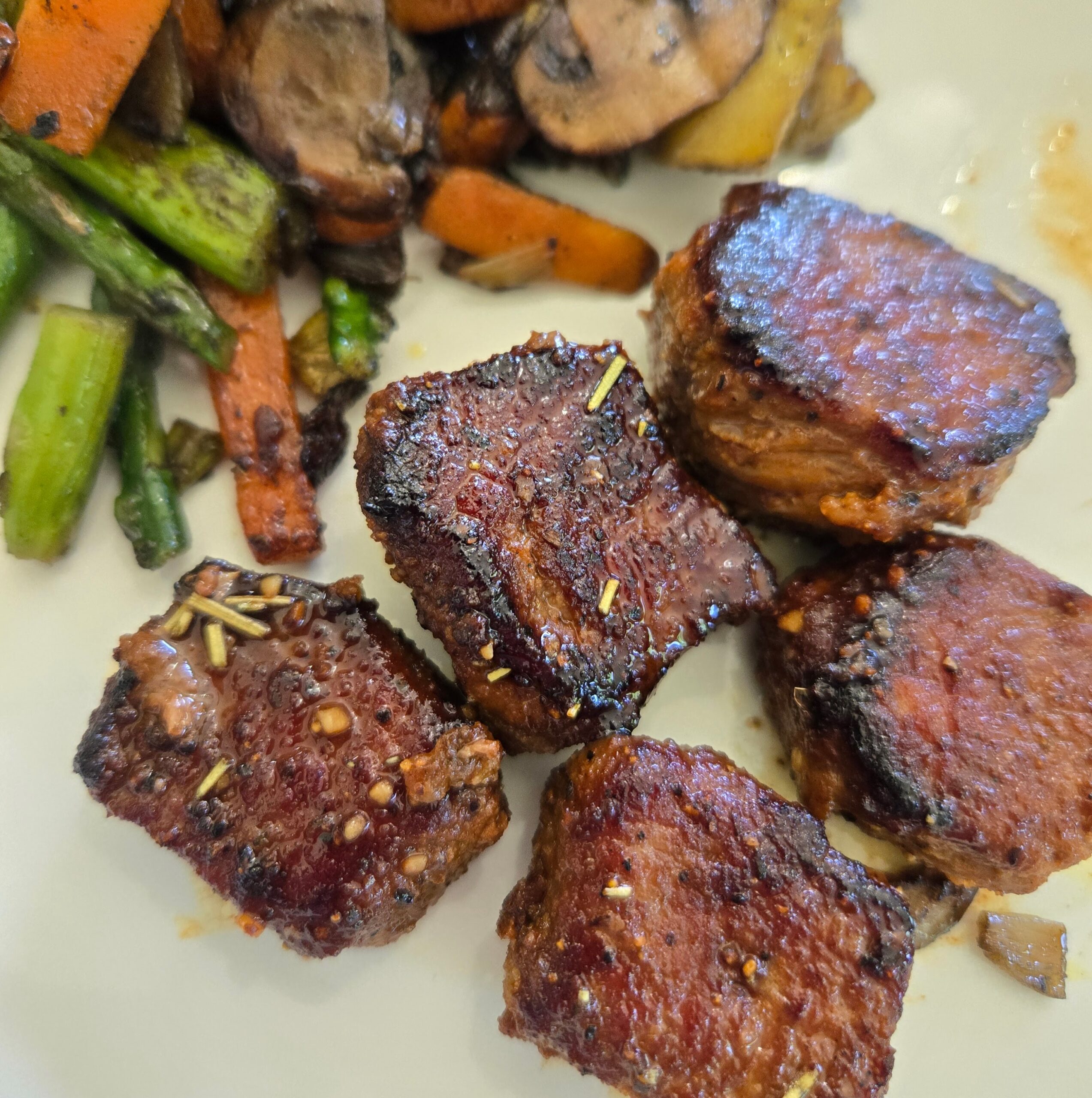 Goat loin medallions